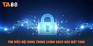 Tìm Hiểu Nội Dung Trong Chính Sách Bảo Mật TA88